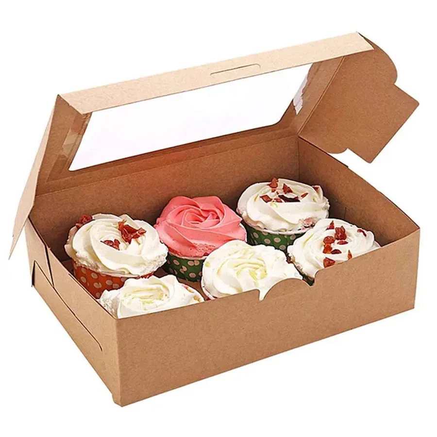 Kraft Cupcake Boxes