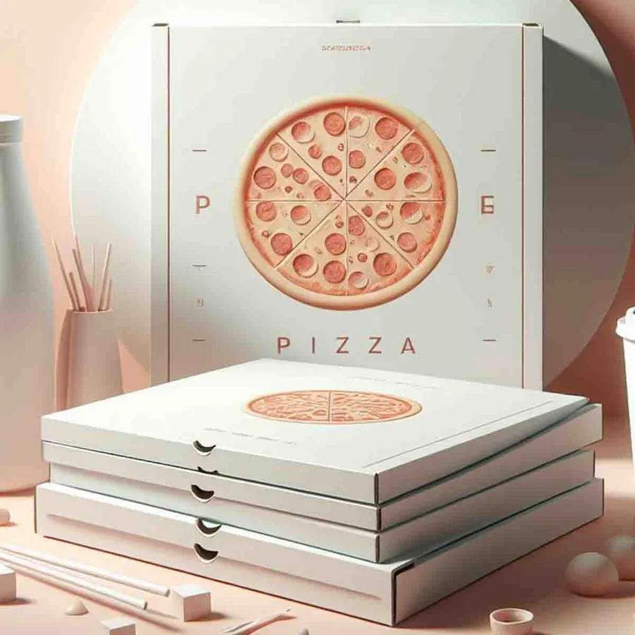 White Pizza Boxes